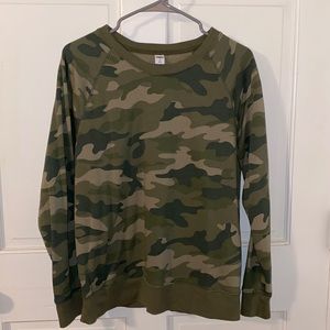 Old Navy Camouflage Sweater